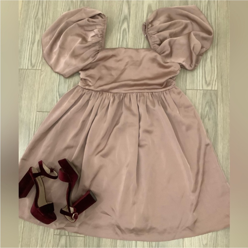 NWT LABIZ baby doll dusty rose dress❤️❤️❤️❤️